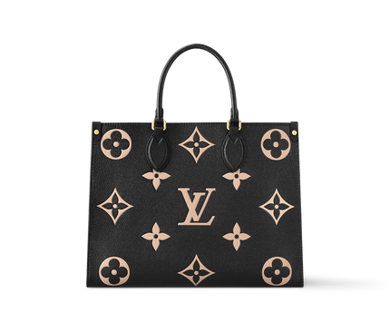 Cabas Onthego MM - LV - Noir Beige