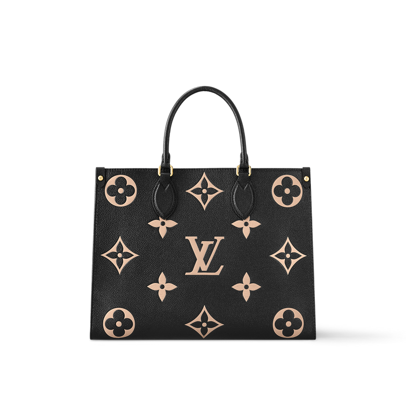 Cabas Onthego MM - LV - Noir Beige