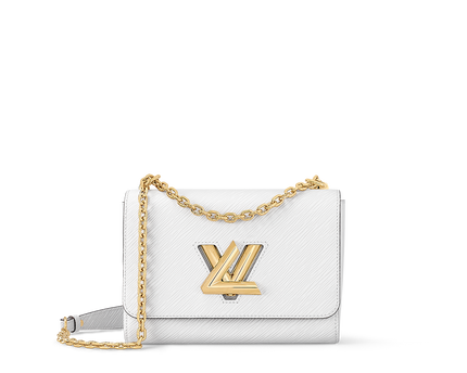 Sac Twist MM - LV - Blanc