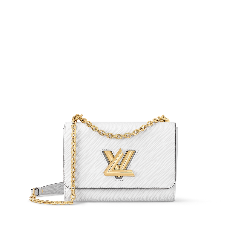 Sac Twist MM - LV - Blanc