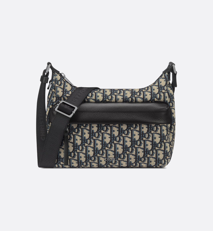 Sac Hobo Rider Soft Small Dior - Beige Noir