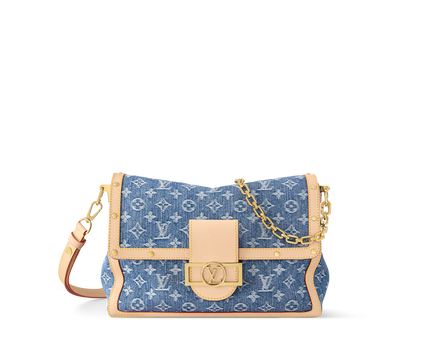 Sac Dauphine Soft GM - LV - Bleu jeans