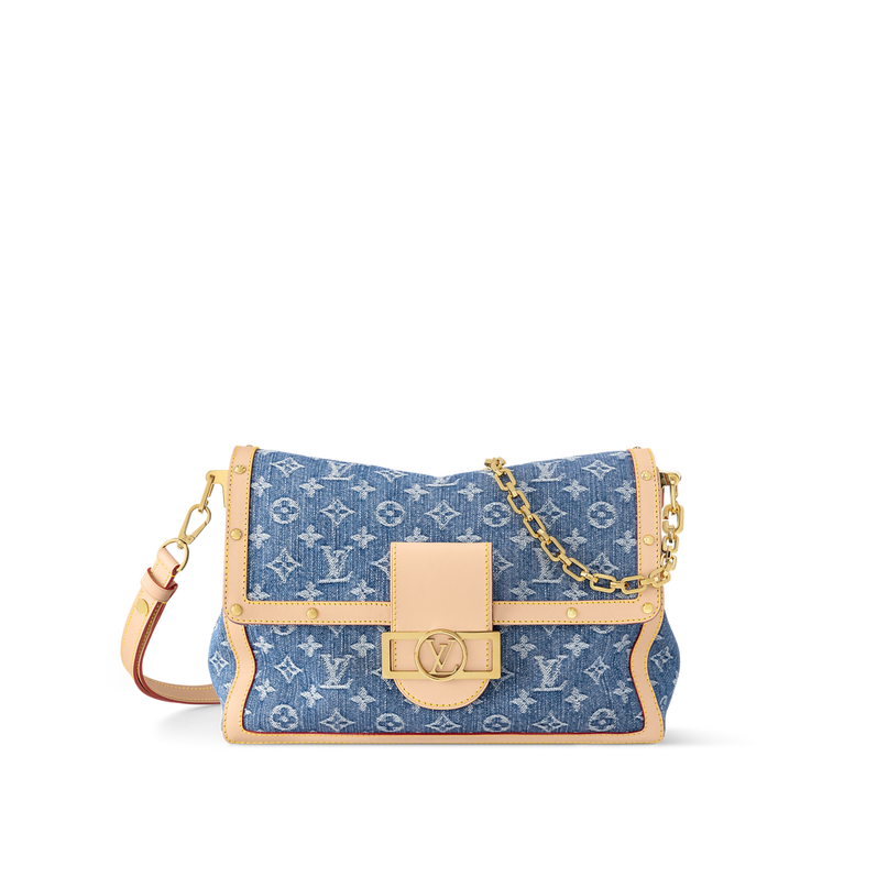 Sac Dauphine Soft GM - LV - Bleu jeans