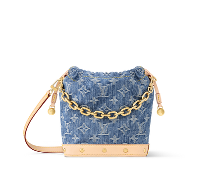 Sac Nano Noé - LV - Bleu jeans