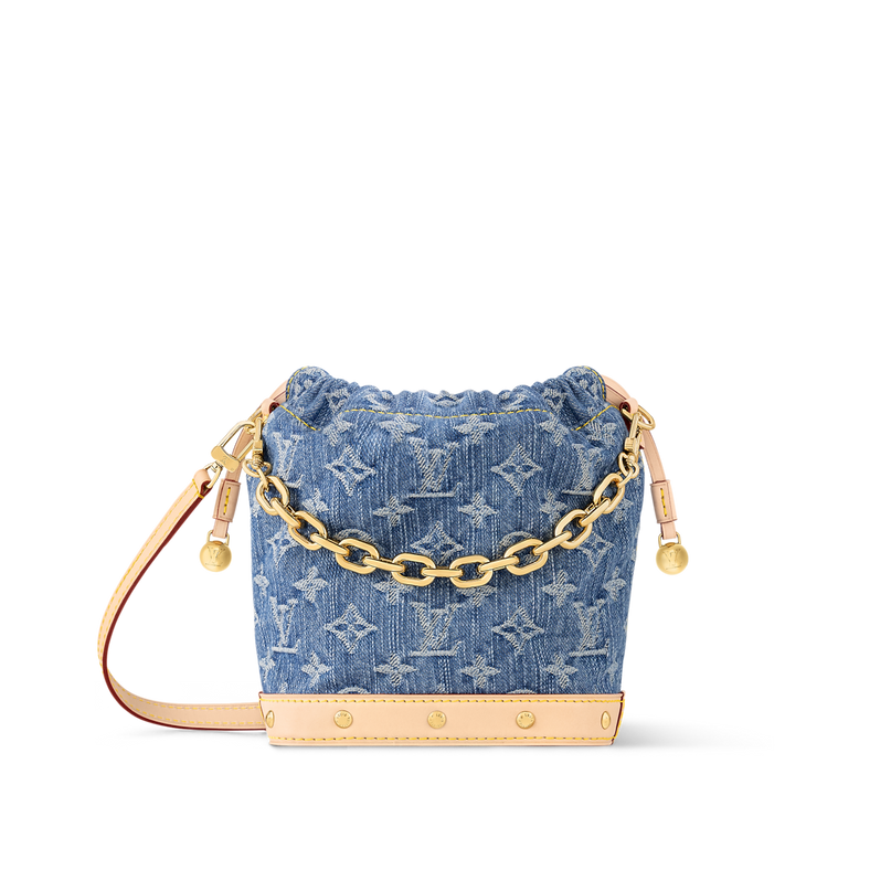 Sac Nano Noé - LV - Bleu jeans