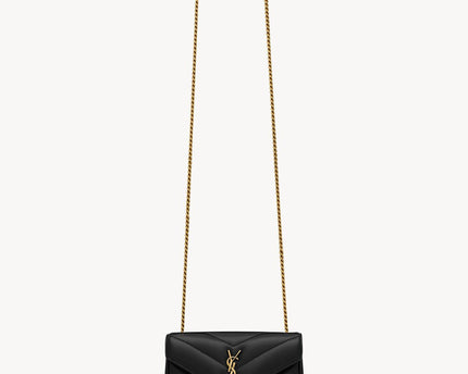 LOULOU MINI EN CUIR D'AGNEAU  - YSL - Noir