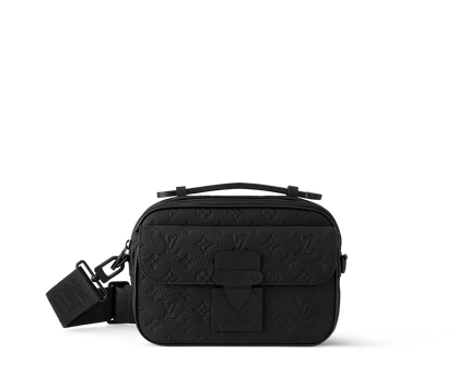 Sac messenger S Lock - LV - Noir