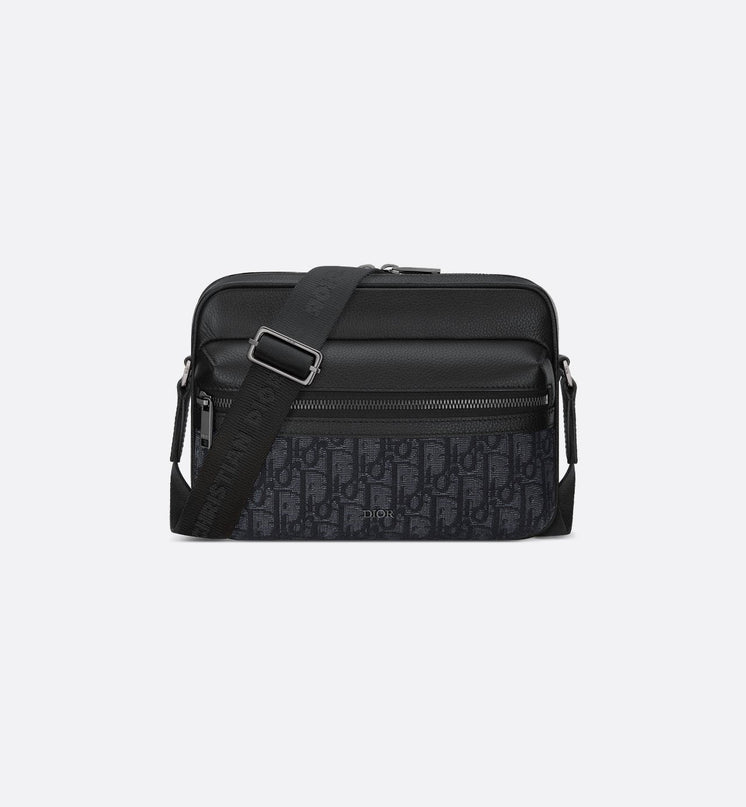Sac Messenger zippé Rider 2.0 Dior - Noir