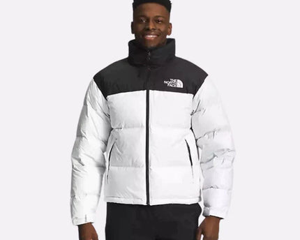 White Retro Nuptse 700 Pour Homme