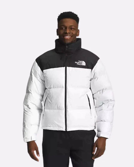 White Retro Nuptse 700 Pour Homme