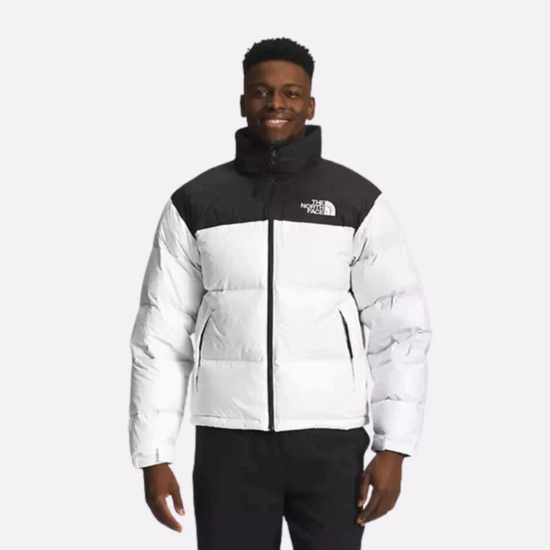 White Retro Nuptse 700 Pour Homme