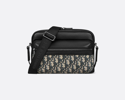 Sac Messenger zippé Rider 2.0 Dior - Beige