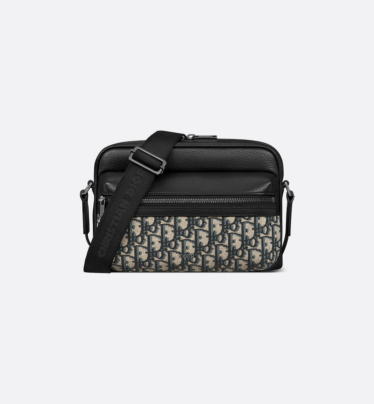 Sac Messenger zippé Rider 2.0 Dior - Beige