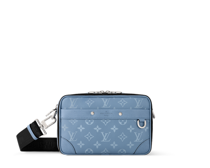 Sac Alpha Messenger - LV - Bleu ciel
