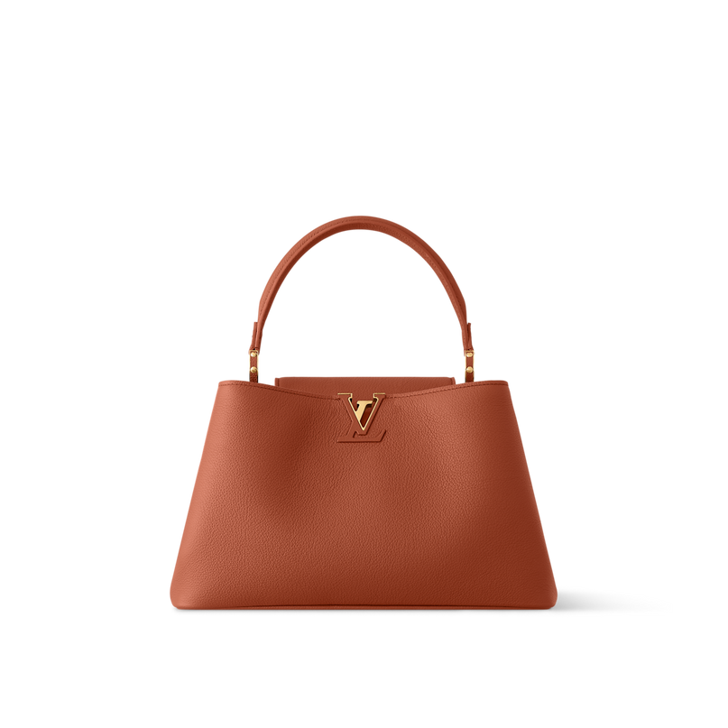 Sac Capucines MM Souple - LV - Marron terre cuite