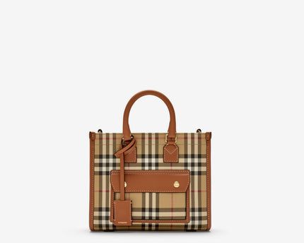 Mini cabas Freya Beige - BURBERRY