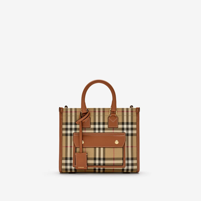 Mini cabas Freya Beige - BURBERRY