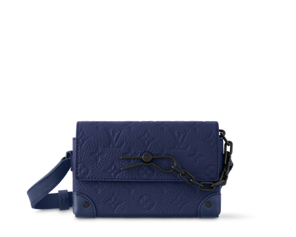 Portefeuille Steamer Wearable - LV - Bleu nuit