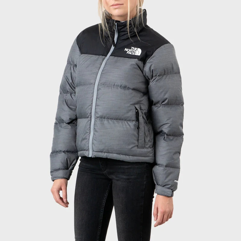 Grey Retro Nuptse 700 Pour Femme
