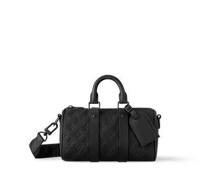 Sac Keepall Bandoulière 25 - LV - Noir cuir