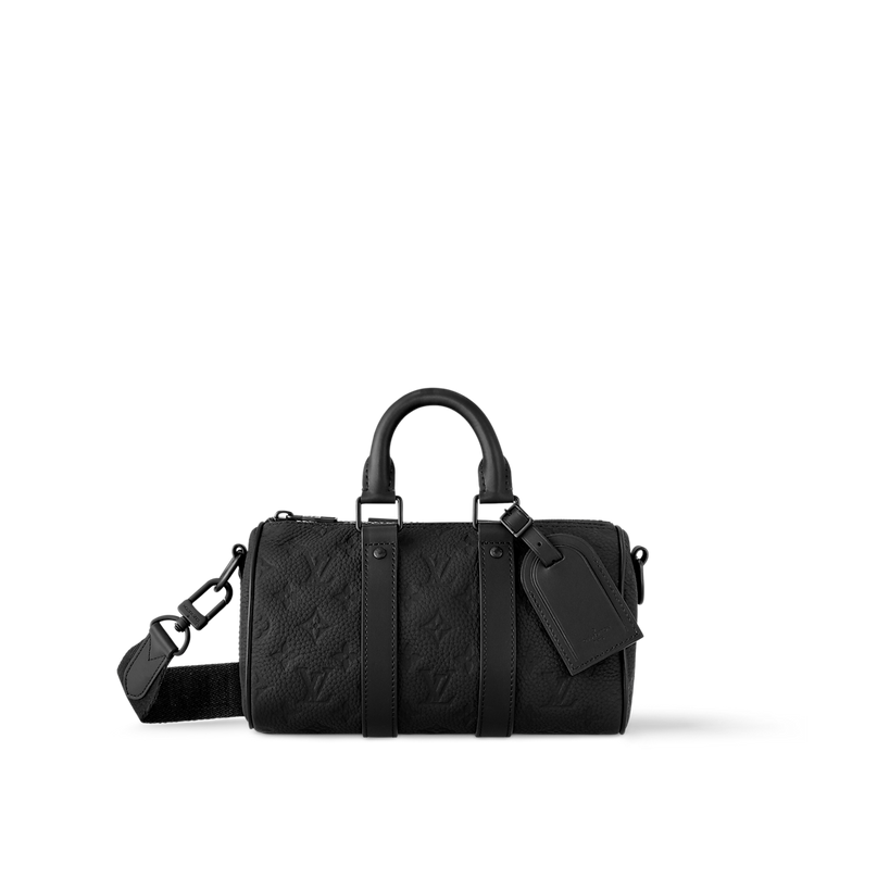 Sac Keepall Bandoulière 25 - LV - Noir cuir