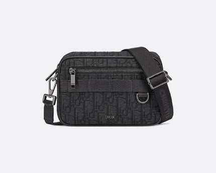 Sac bandoulière Mini Safari Dior - Noir