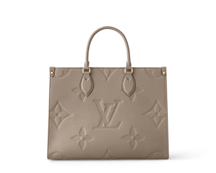 Cabas OnTheGo MM - LV - Gris beige