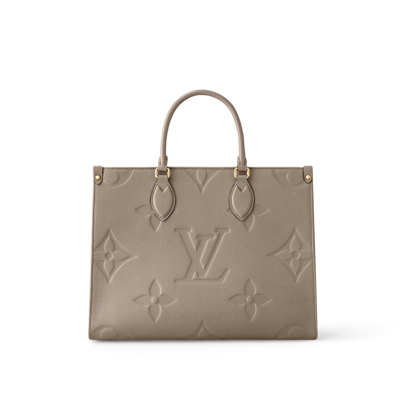 Cabas OnTheGo MM - LV - Gris beige