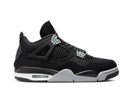 Air Jordan 4 Retro Black canvas