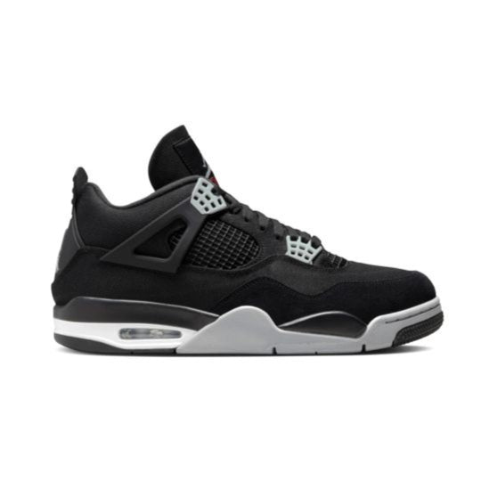 Air Jordan 4 Retro Black canvas