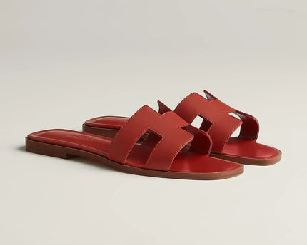 Sandales Oran - Orange brûlé - Hermes