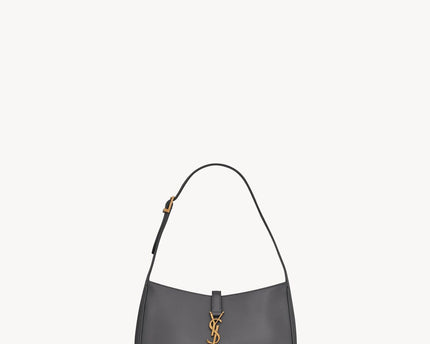 LE 5 À 7 EN CUIR LISSE  - YSL - Gris