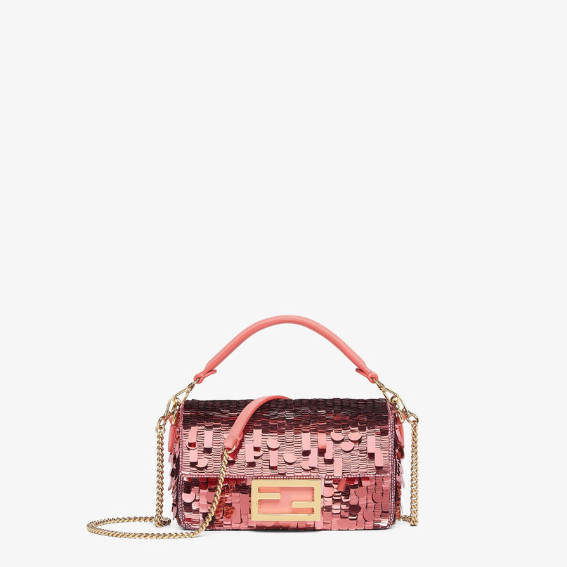Sac Fendi Baguette Mini - Rose