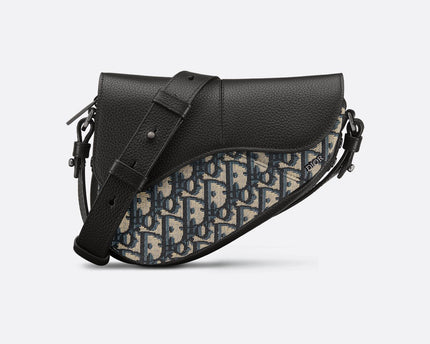 Mini sac Saddle Dior - Beige