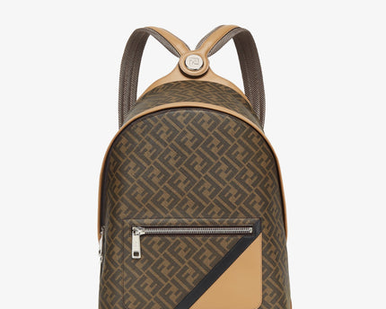 Fendi Chiodo Medium Fendi Diagonal - Marron