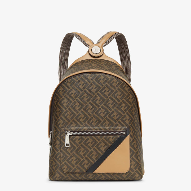 Fendi Chiodo Medium Fendi Diagonal - Marron