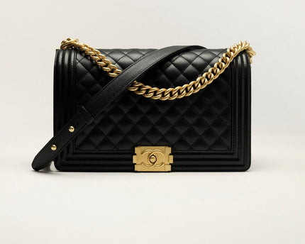 GRAND SAC BOY CHANEL NOIR
