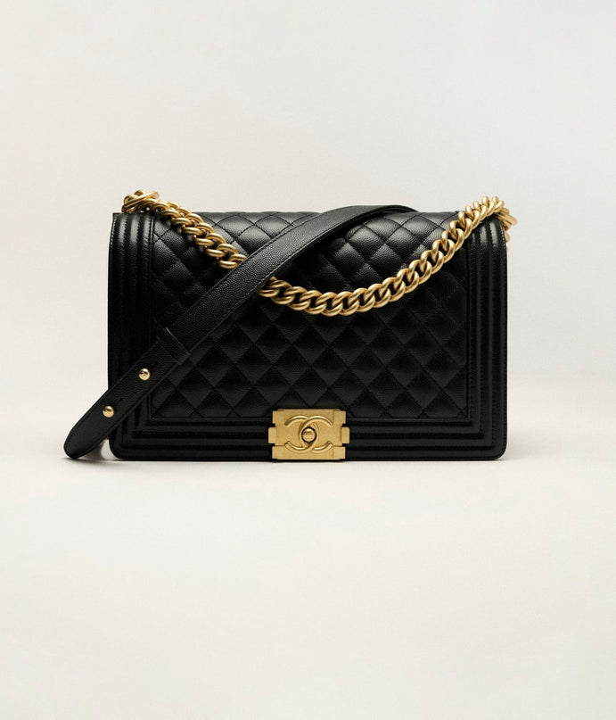 GRAND SAC BOY CHANEL NOIR