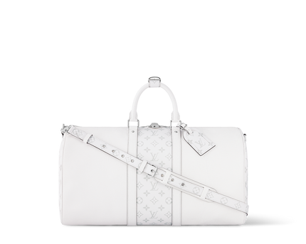 Sac Keepall Bandoulière 50 - LV - Blanc