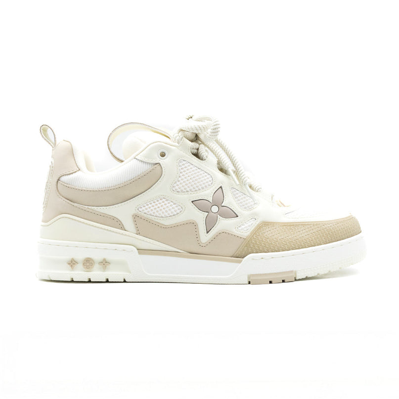 Louis Vuitton Skate Sneaker Beige White