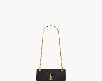 MINI NIKI EN CUIR D'AGNEAU GRAINÉ - YSL - Noir