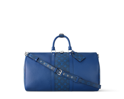 Sac Keepall Bandoulière 50 - LV - Bleu
