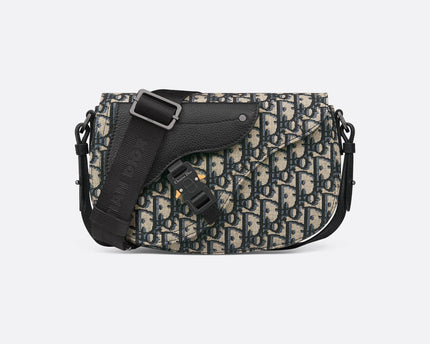 Sac Messenger Saddle Dior - Noir Beige