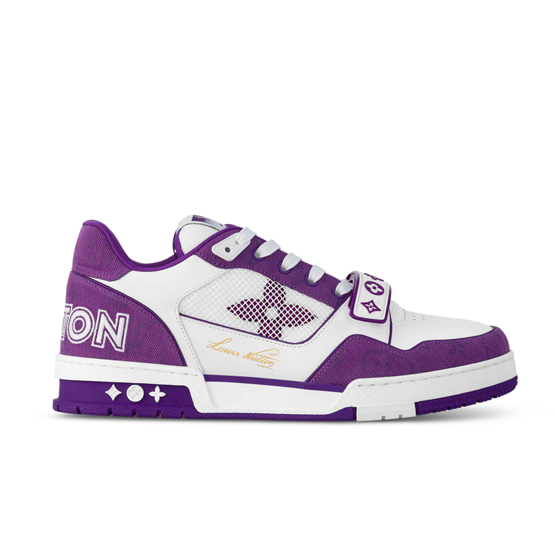 Sneaker LV Trainer Scratch Violet