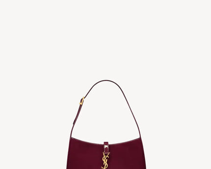 YSL - le 5 à 7 en cuir verni Red