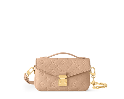 Pochette Métis East West - LV - Full Beige