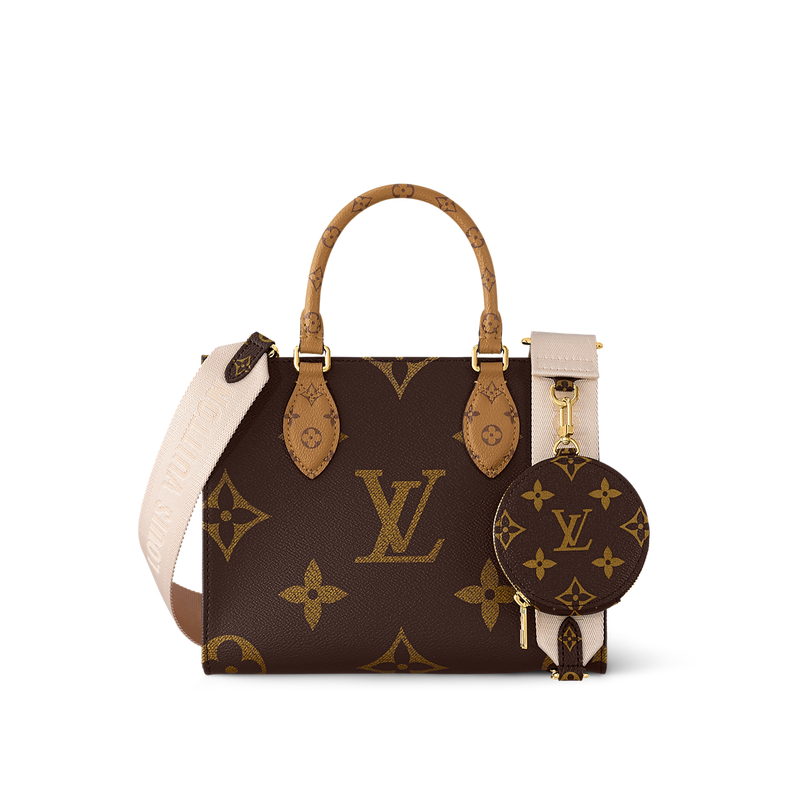 Cabas OnTheGo PM - LV - Marron Beige