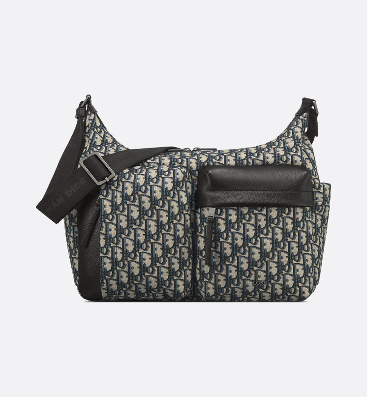 Sac Hobo Rider Soft Medium Dior - Noir Beige