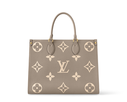 Cabas OnTheGo MM - LV - Gris Blanc