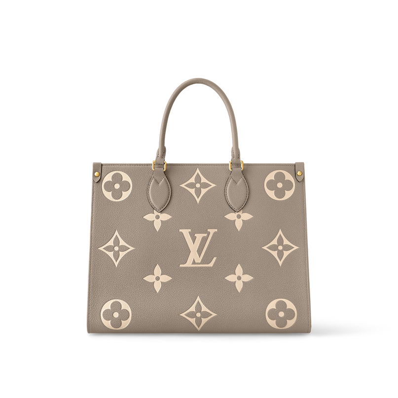 Cabas OnTheGo MM - LV - Gris Blanc